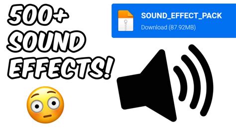 no sound effect download.
